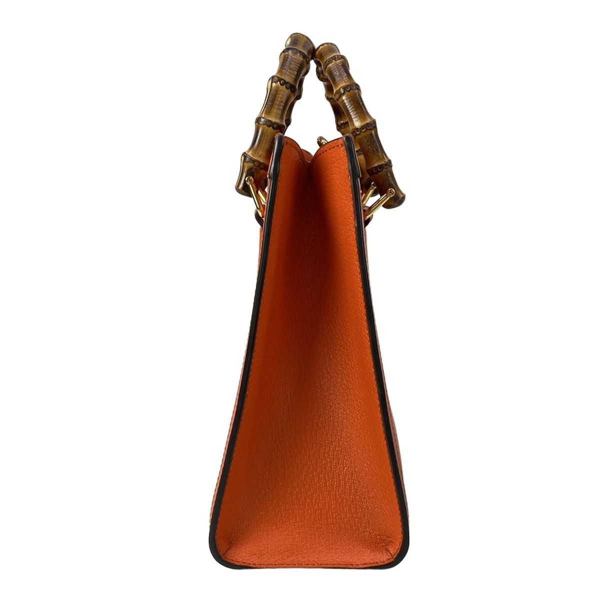 Gucci Handbag Orange Leather — view 4