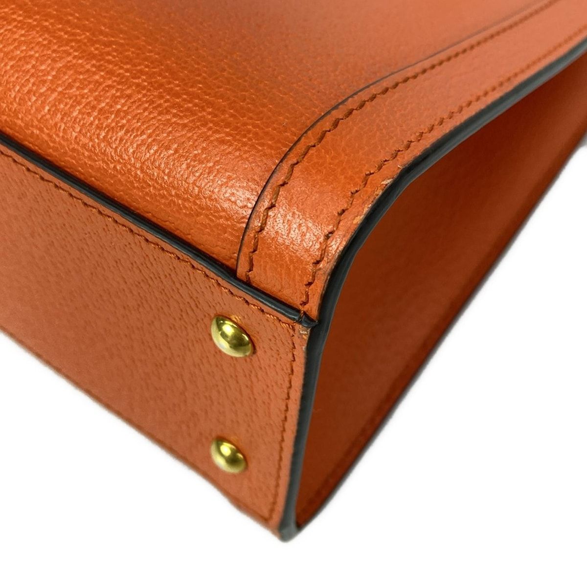 Gucci Handbag Orange Leather — view 7