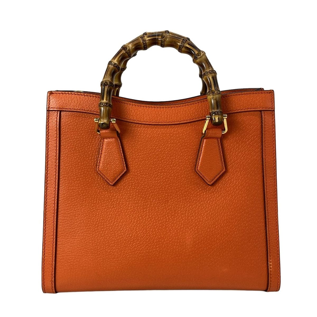 Gucci Handbag Orange Leather — view 3