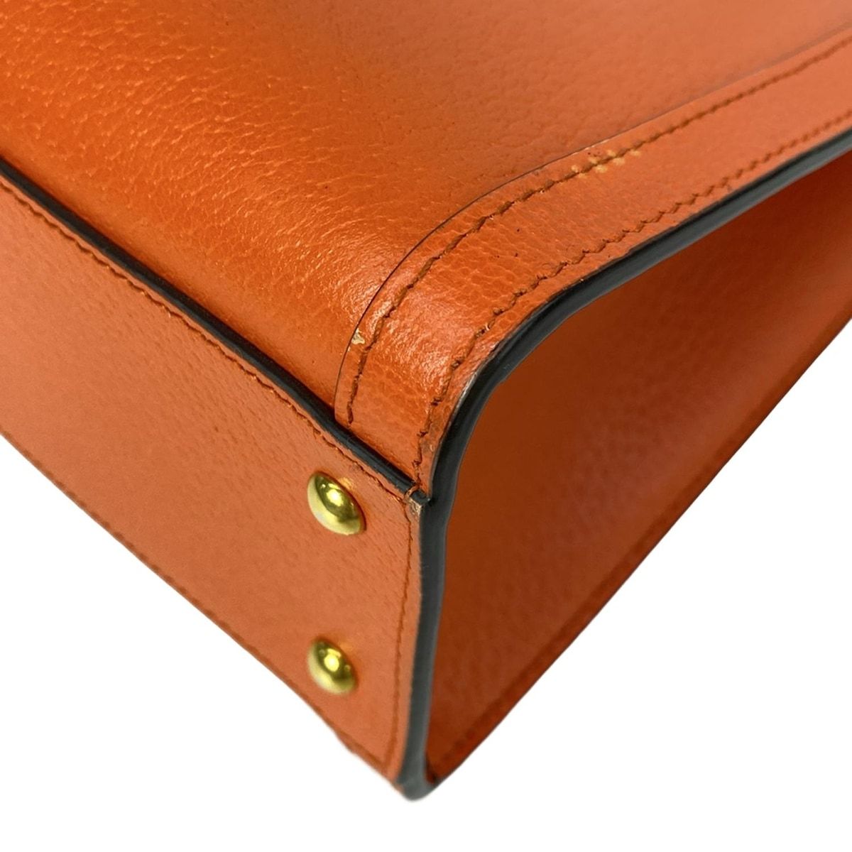 Gucci Handbag Orange Leather — view 9