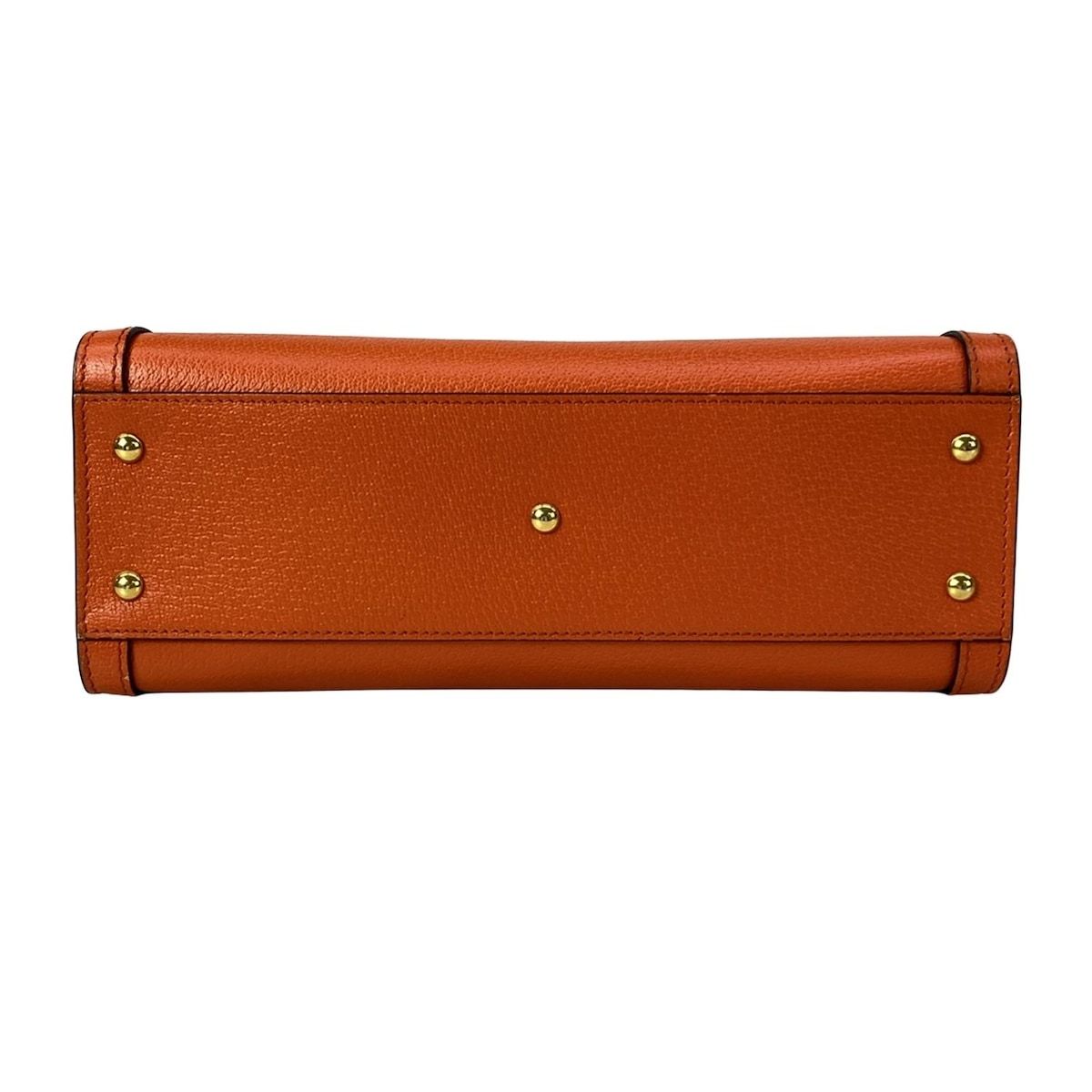 Gucci Handbag Orange Leather — view 5