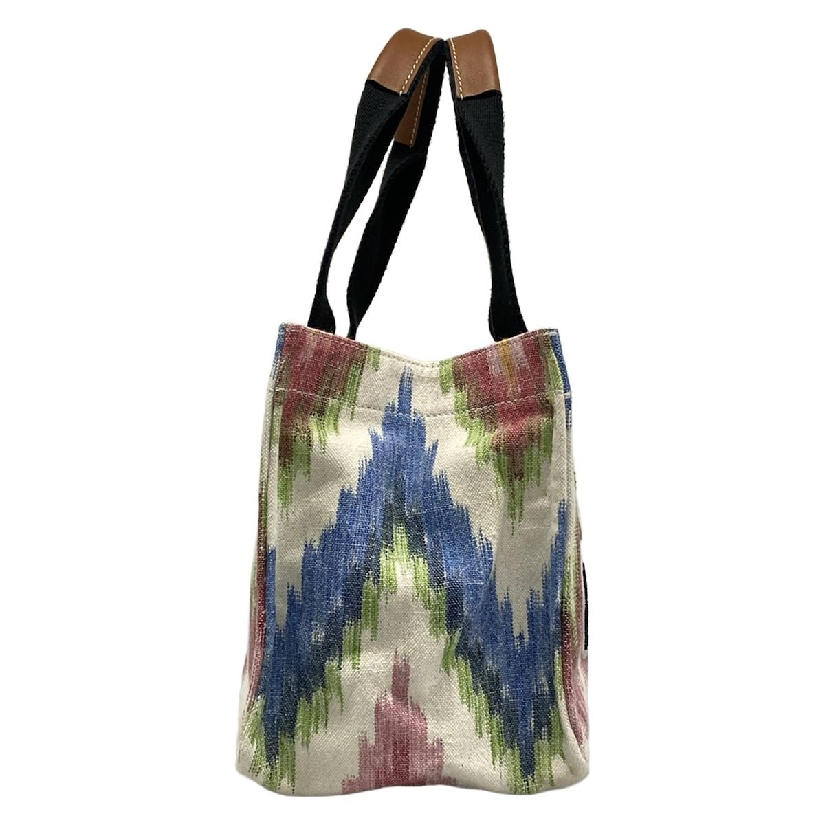 Loewe Tote Paula White Brown Multi Leather — view 2