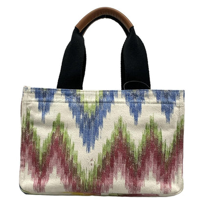 Loewe Tote Paula White Brown Multi Leather — view 3