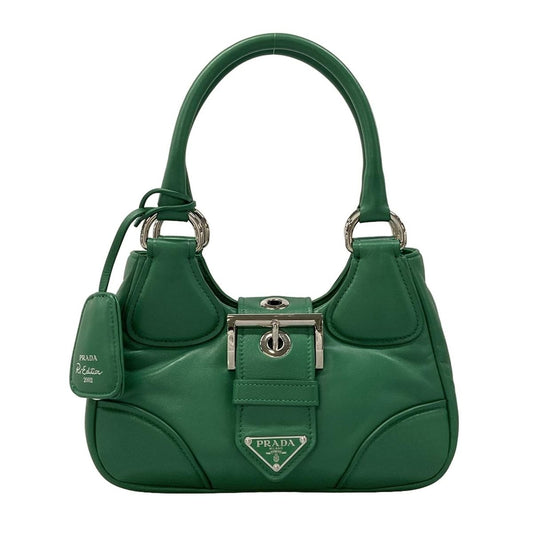 Prada Handbag Green Edition Leather