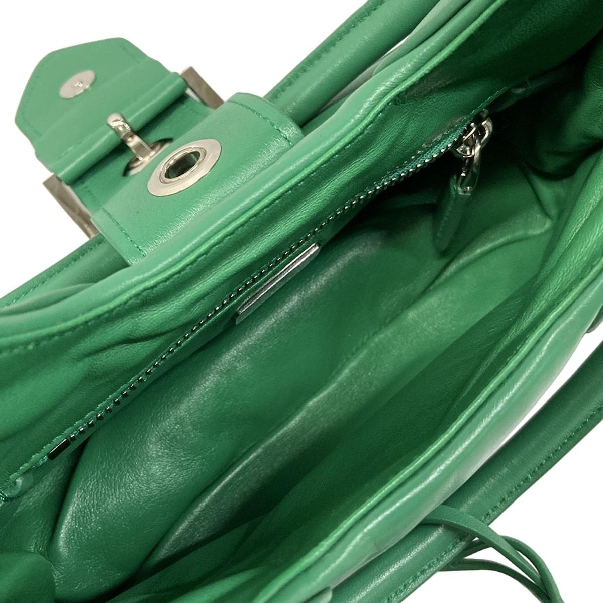 Prada Handbag Green Edition Leather — view 7