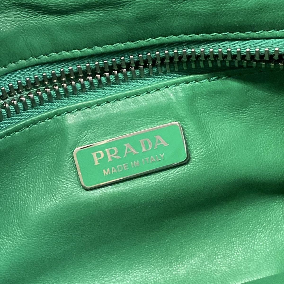 Prada Handbag Green Edition Leather — view 9