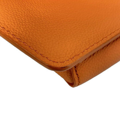 Louis Vuitton Waist Pouch LV Aerogram Takeoff Sling Saffron Leather Cowhide — view 8