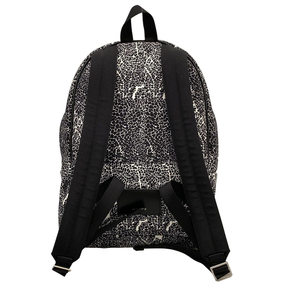 Saint Laurent Paris Sac Classic Hunter Backpack Black White — view 3
