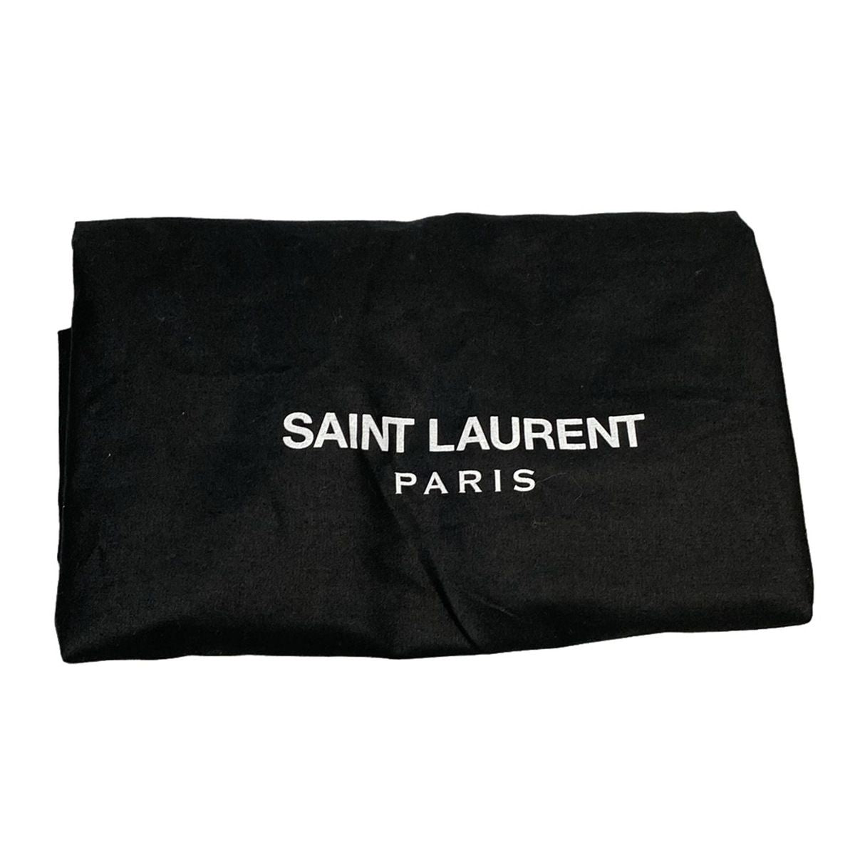Saint Laurent Paris Sac Classic Hunter Backpack Black White — view 8