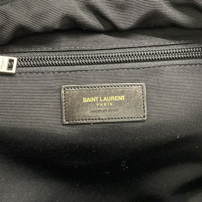 Saint Laurent Paris Sac Classic Hunter Backpack Black White — view 9