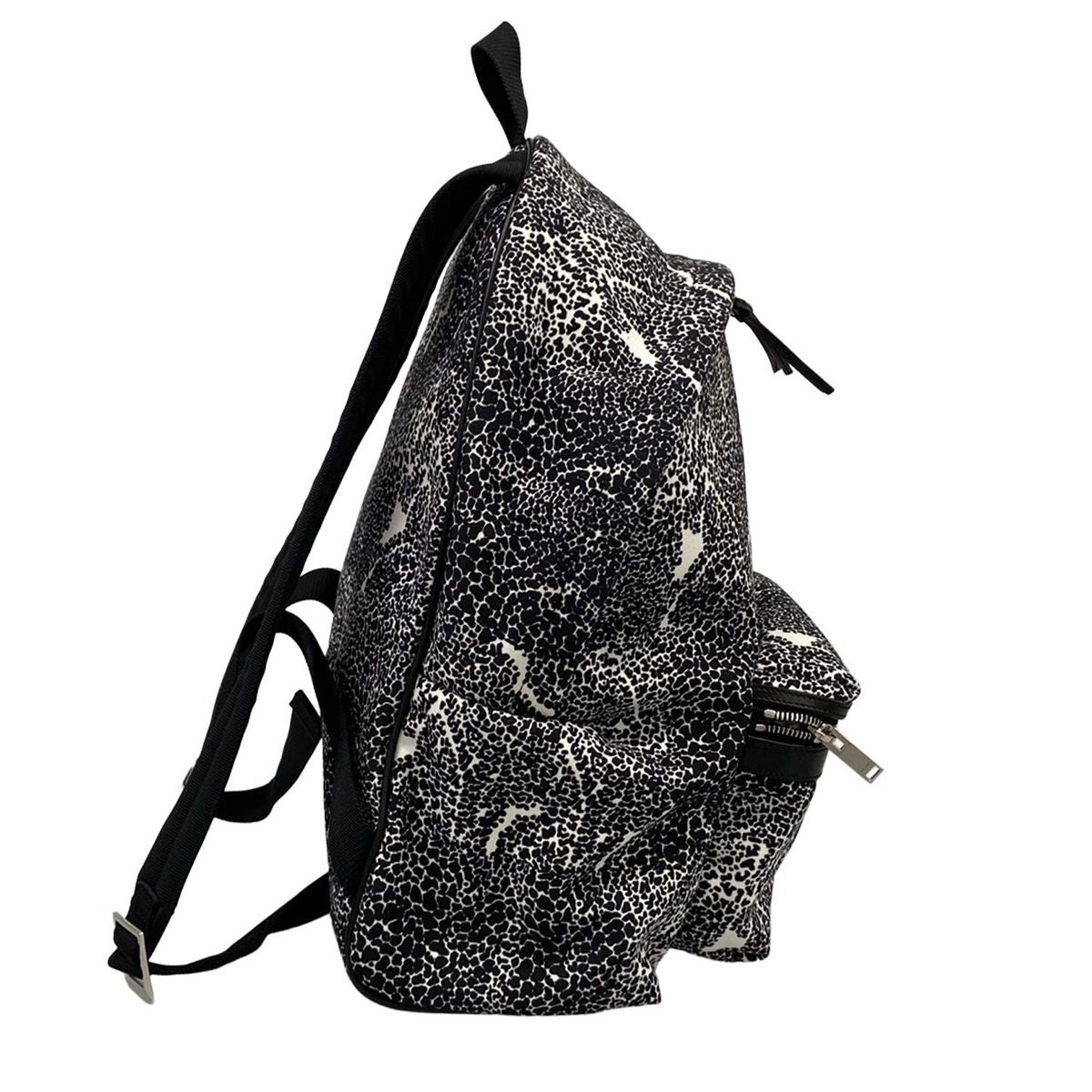 Saint Laurent Paris Sac Classic Hunter Backpack Black White — view 2