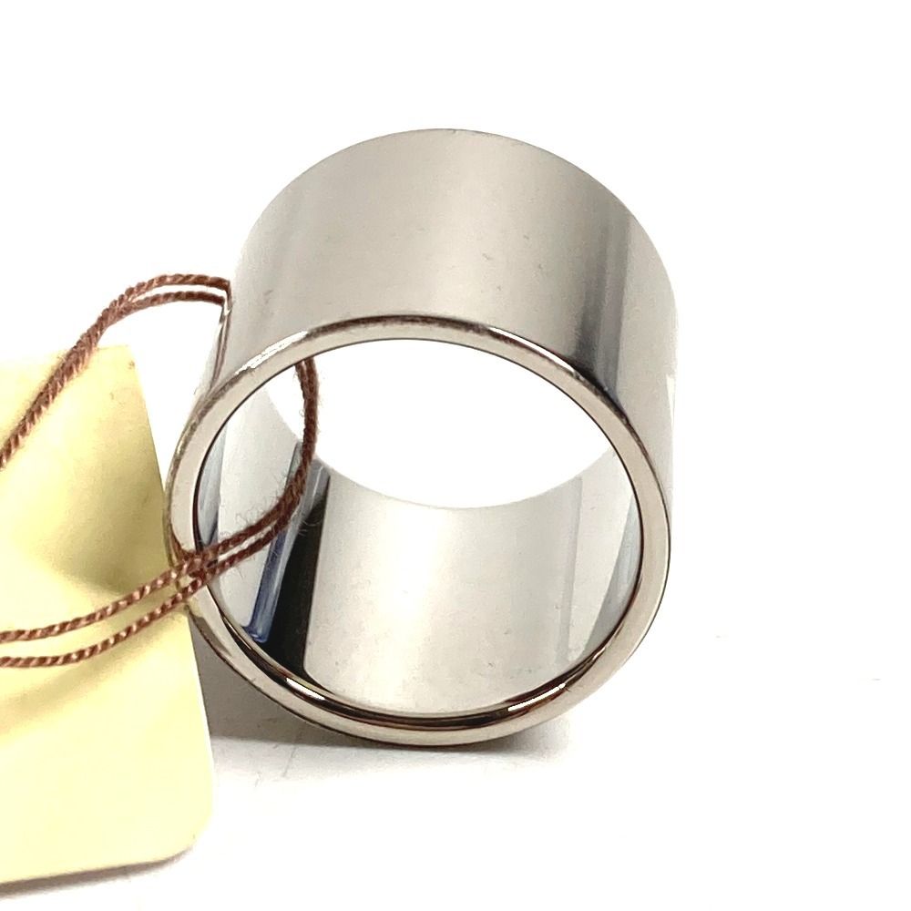 Hermes Scarf Ring Dearman Logo Metal Silver — view 6