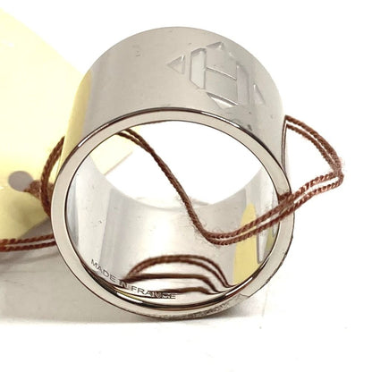 Hermes Scarf Ring Dearman Logo Metal Silver — view 7