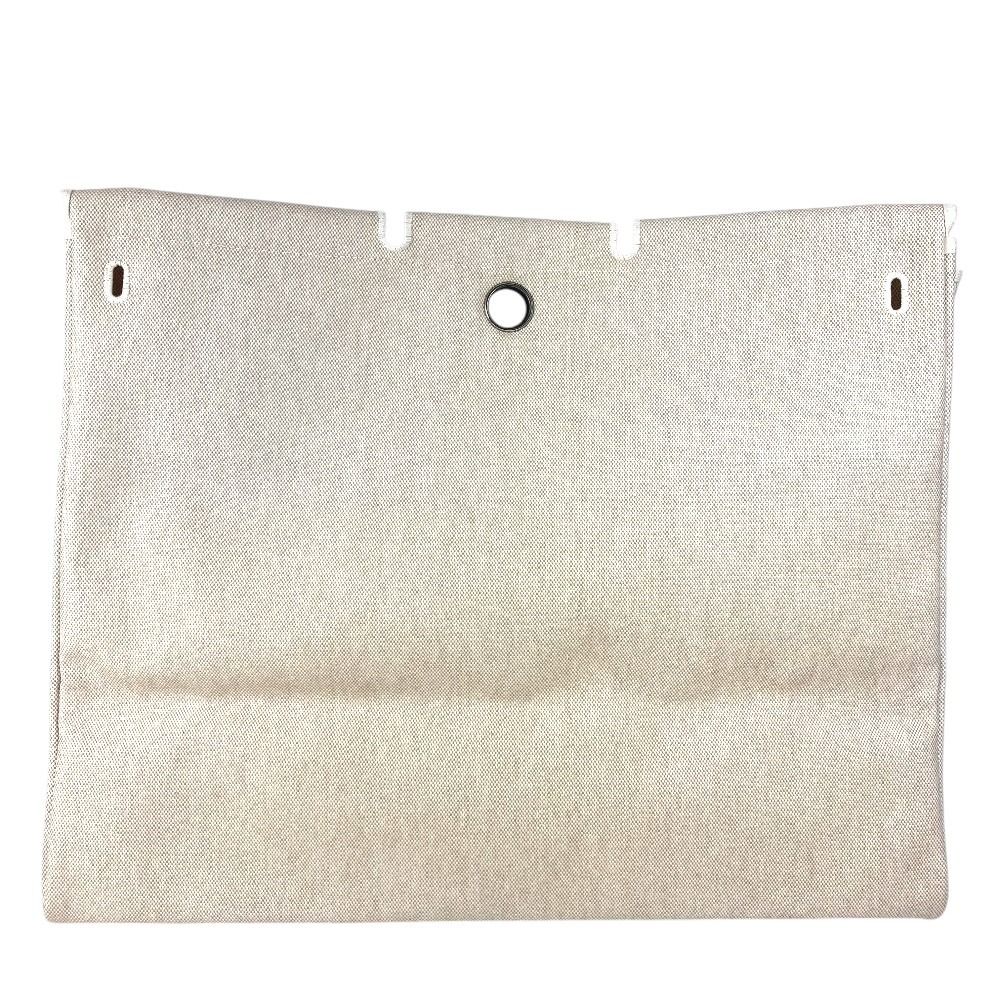 Hermes Shoulder Bag Herbag Replacement Only Canvas Beige — view 2