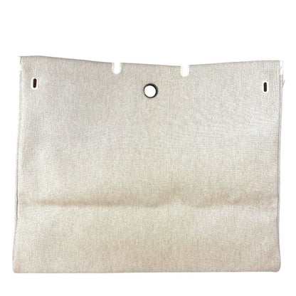 Hermes Shoulder Bag Herbag Replacement Only Canvas Beige — view 2