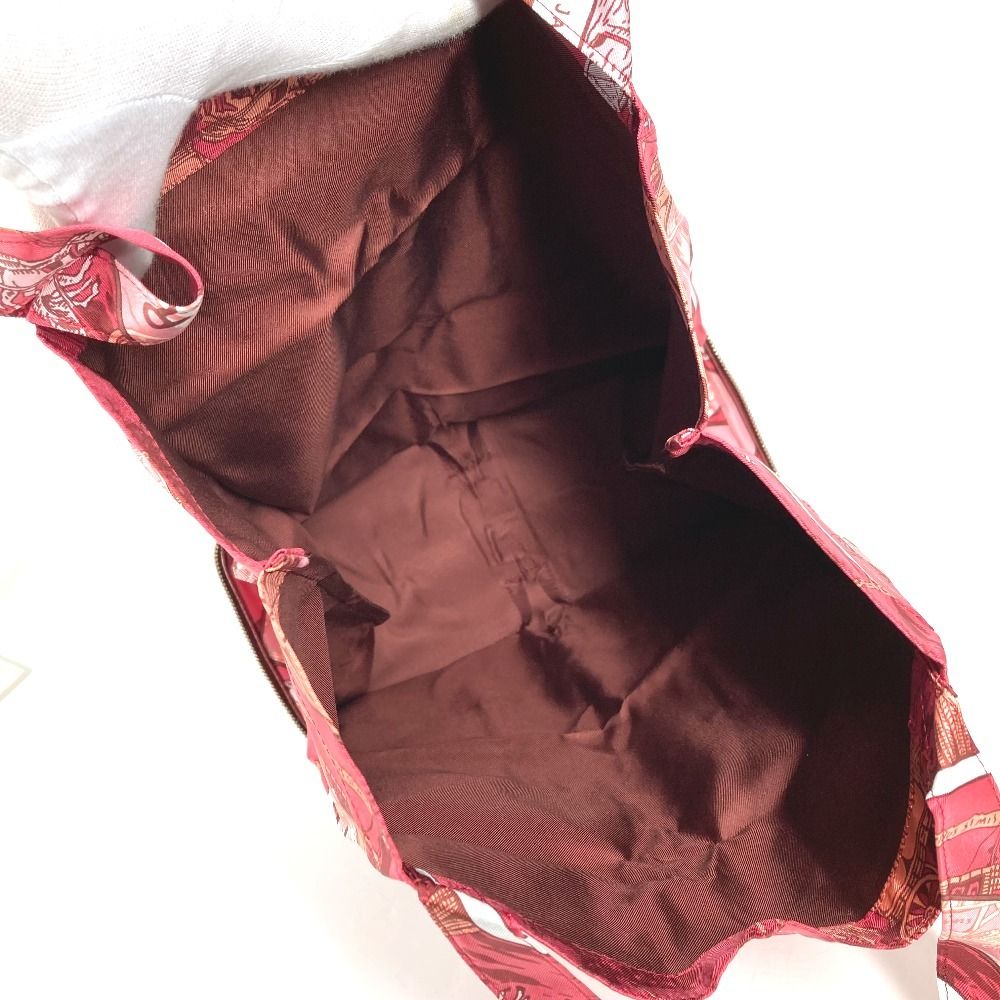 Hermes Shoulder Bag Silky Pop Leather Red — view 7