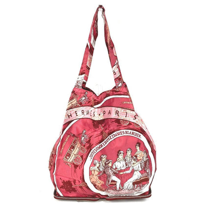 Hermes Shoulder Bag Silky Pop Leather Red