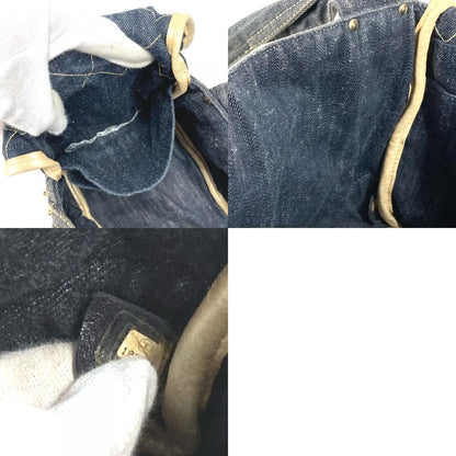Chanel Handbag CC Logo Denim Blue — view 9
