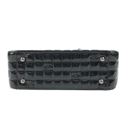 Chanel Handbag Choco Bar Logo CC Enamel Black — view 6