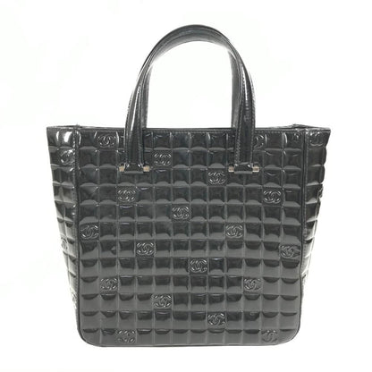 Chanel Handbag Choco Bar Logo CC Enamel Black — view 2