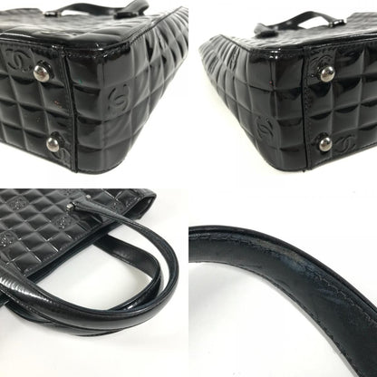 Chanel Handbag Choco Bar Logo CC Enamel Black — view 7