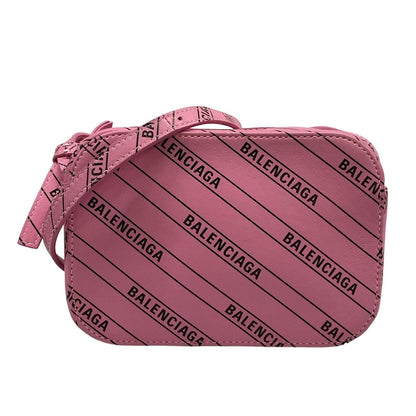 Balenciaga Shoulder Bag Everyday XS Pink Black Leather