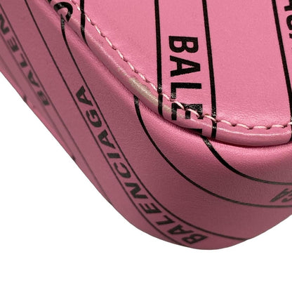 Balenciaga Shoulder Bag Everyday XS Pink Black Leather — view 6