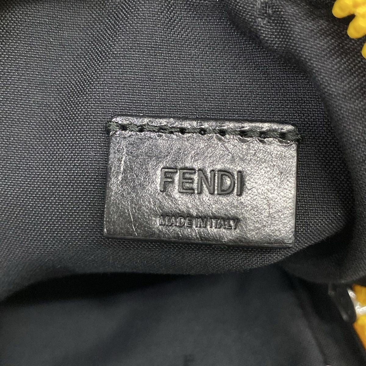 Fendi Shoulder Bag Yellow Smartphone Pochette — view 8
