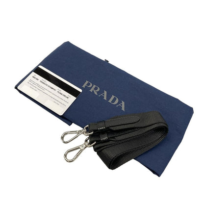 Prada Shoulder Bag Black Pink Multi Leather — view 8