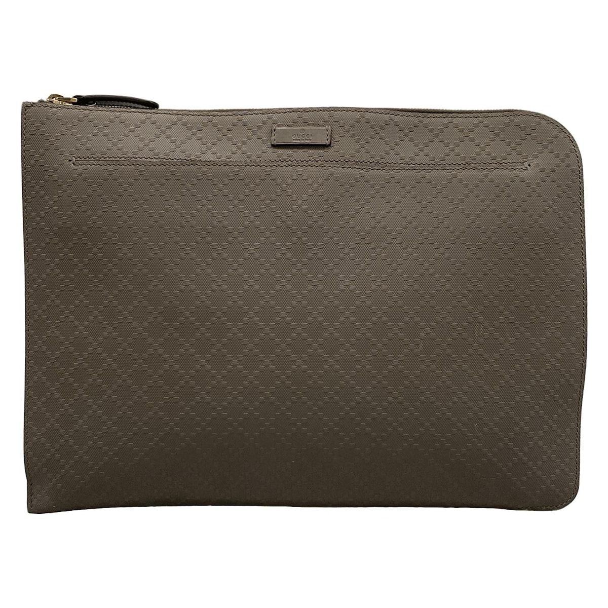 Gucci Clutch Bright Diamante Gray Ju