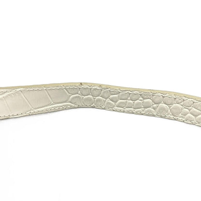 Balenciaga Shoulder Bag Downtown XS White Embossed Leather — view 9