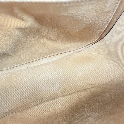Celine Shoulder Bag Falco Midi Triomphe Canvas Ivory Beige Brown — view 7