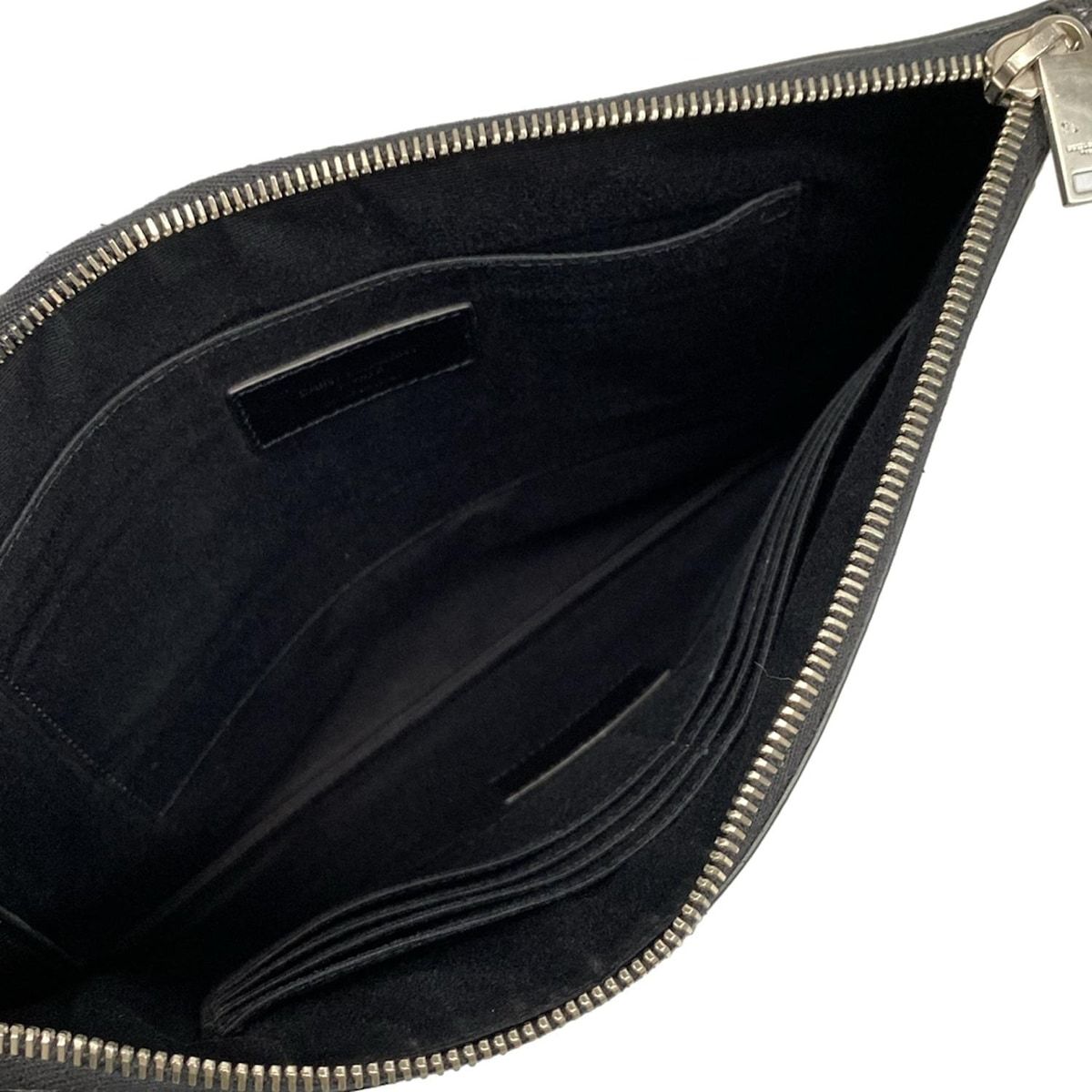 Saint Laurent Paris Clutch Black Studs Leather — view 6