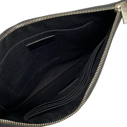 Saint Laurent Paris Clutch Black Studs Leather — view 6
