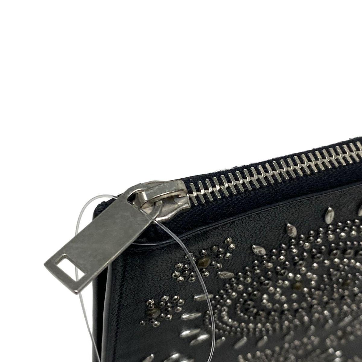 Saint Laurent Paris Clutch Black Studs Leather — view 8
