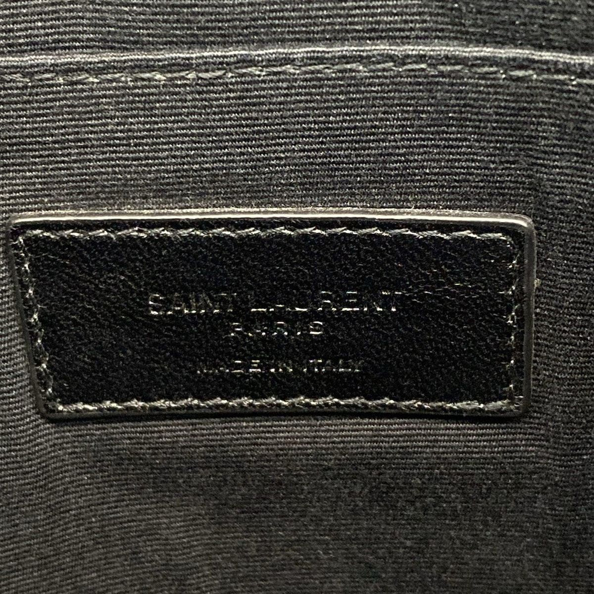 Saint Laurent Paris Clutch Black Studs Leather — view 7