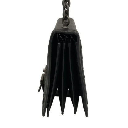 Bottega Veneta Shoulder Bag Intrecciato Black Chain Leather — view 4