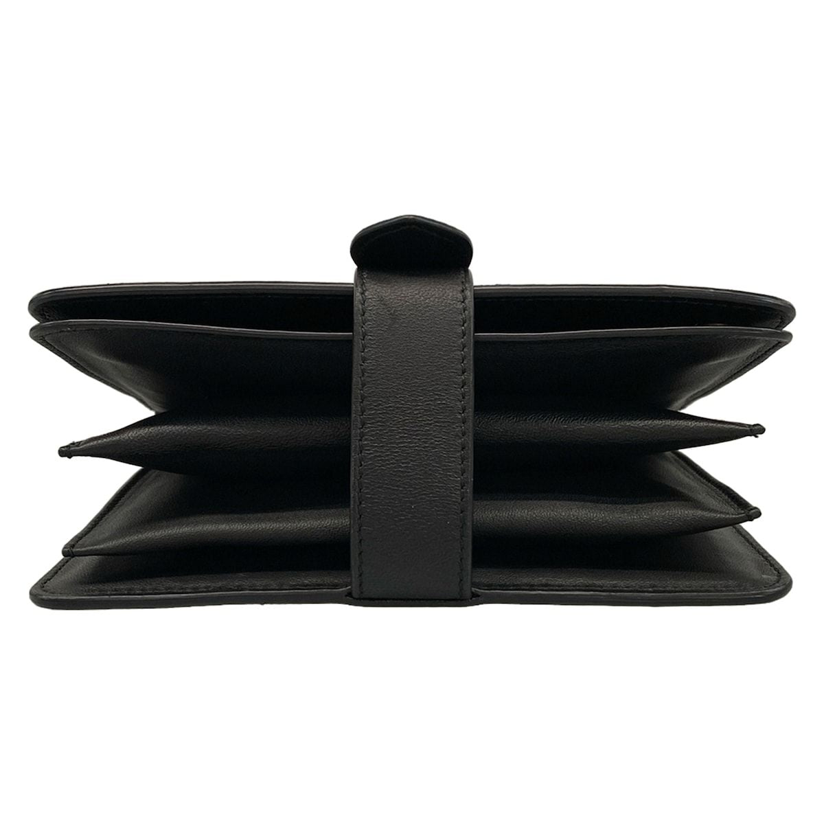 Bottega Veneta Shoulder Bag Intrecciato Black Chain Leather — view 5