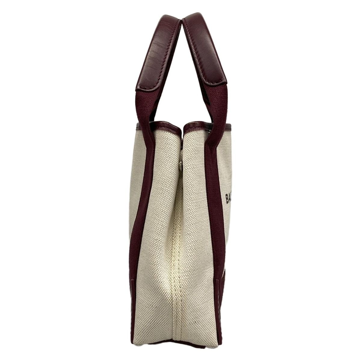 Balenciaga Tote Navy Cabas XS Ivory Bordeaux Leather — view 2