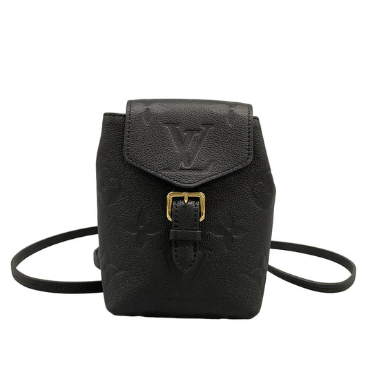 Louis Vuitton Backpack Monogram Empreinte Tiny Noir Leather Cowhide