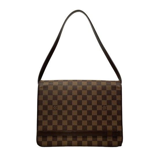 Louis Vuitton Shoulder Bag Damier Tribeca Carre Ebene