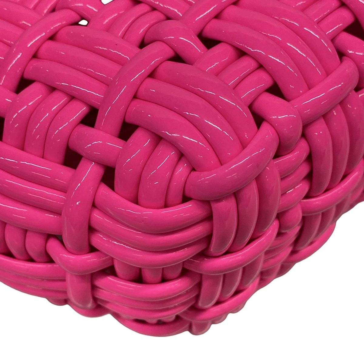 Balenciaga Tote Bistro Xxs Basket Pink Mini Bag Braided Cotton — view 6