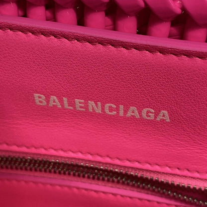 Balenciaga Tote Bistro Xxs Basket Pink Mini Bag Braided Cotton — view 9