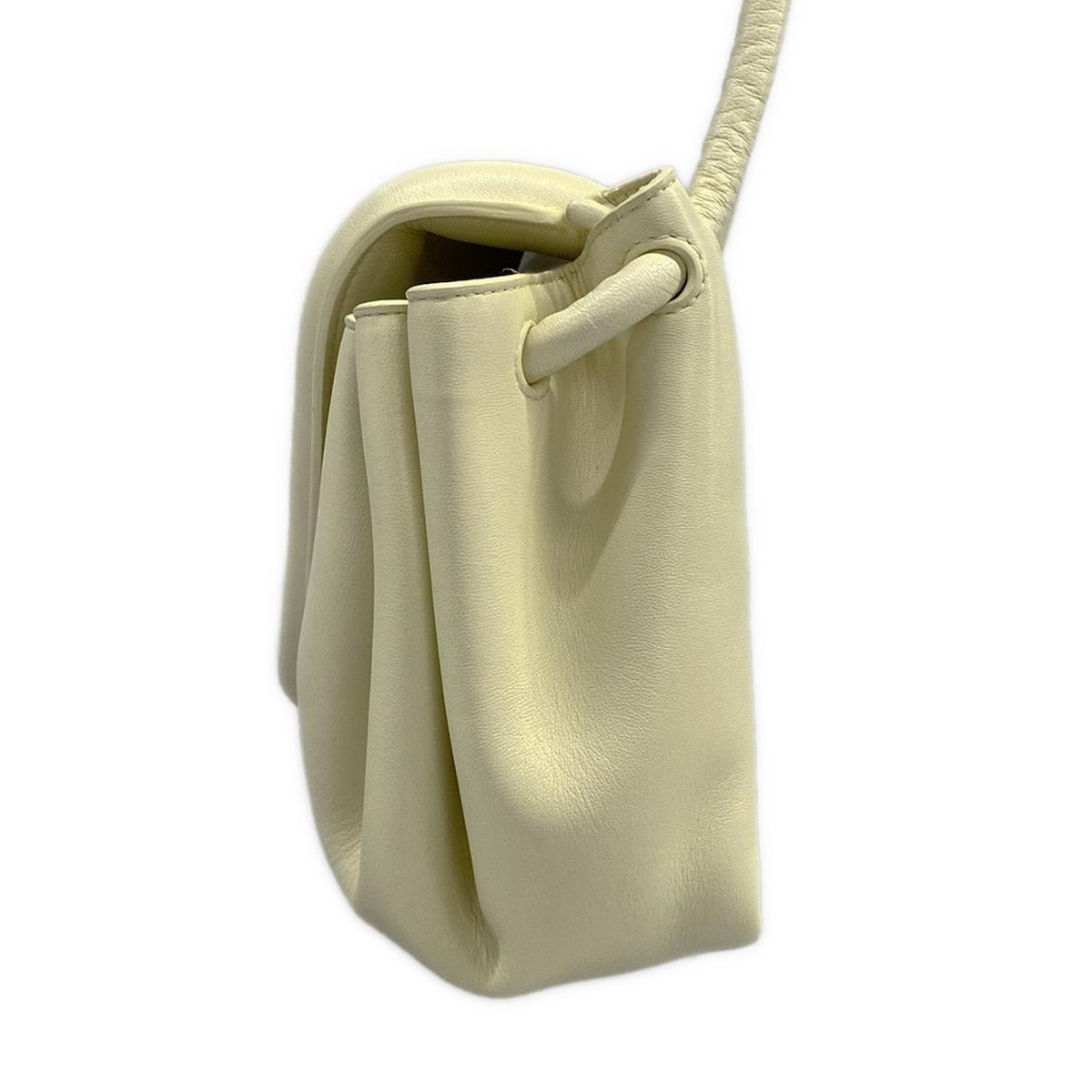 Bottega Veneta Shoulder Bag Beak Ivory Leather — view 4
