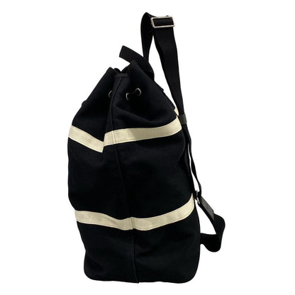Saint Laurent Paris Shoulder Bag Rive Gauche Black Gold Ivory Leather — view 4