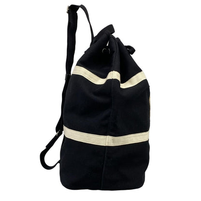 Saint Laurent Paris Shoulder Bag Rive Gauche Black Gold Ivory Leather — view 2