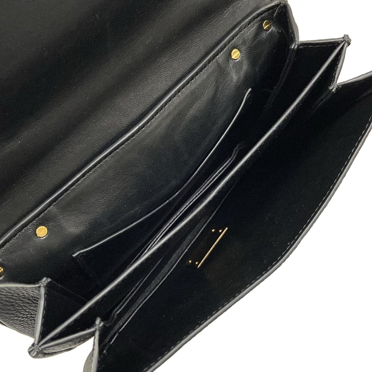 Bottega Veneta Handbag Mount Black Chain Handle Leather — view 7