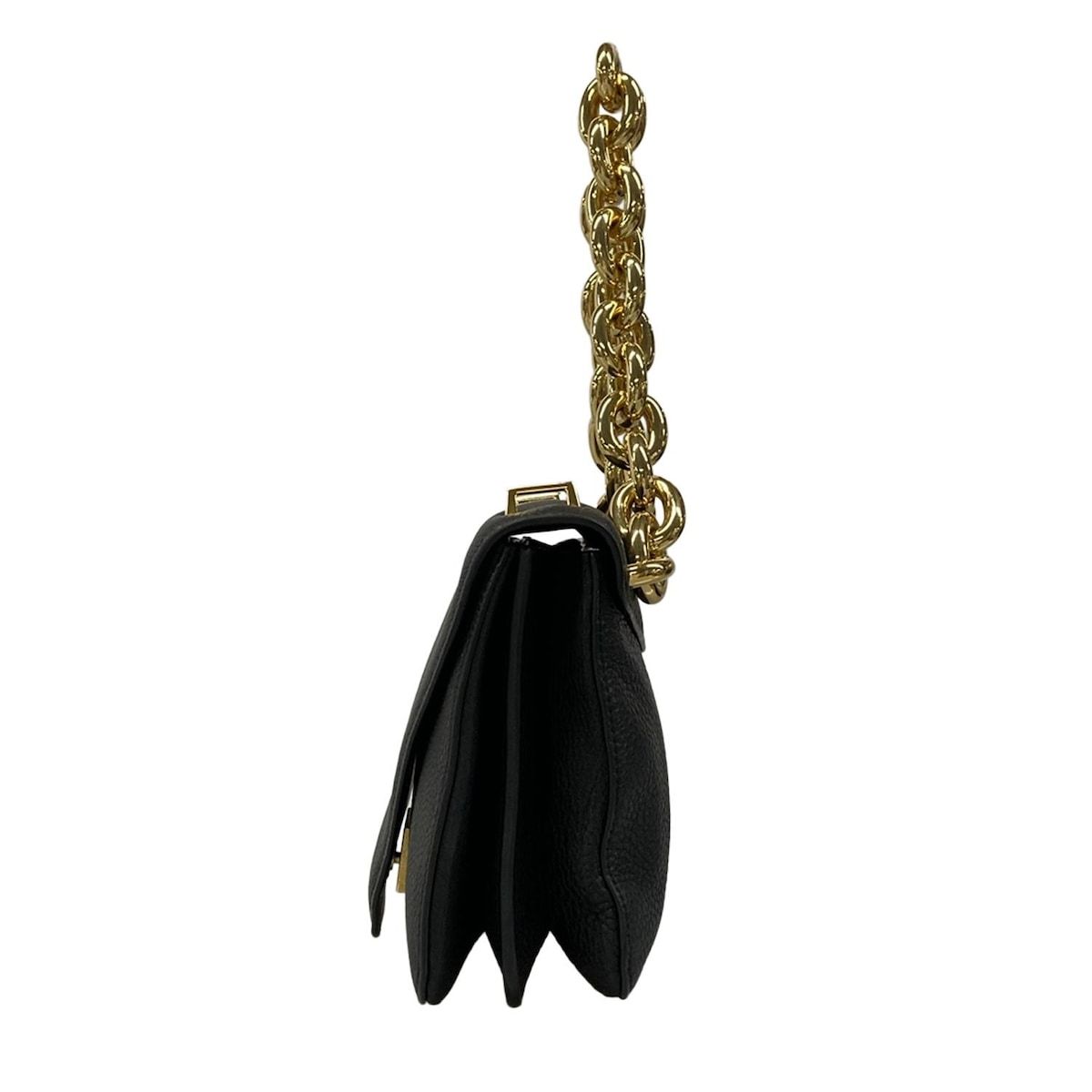 Bottega Veneta Handbag Mount Black Chain Handle Leather — view 4
