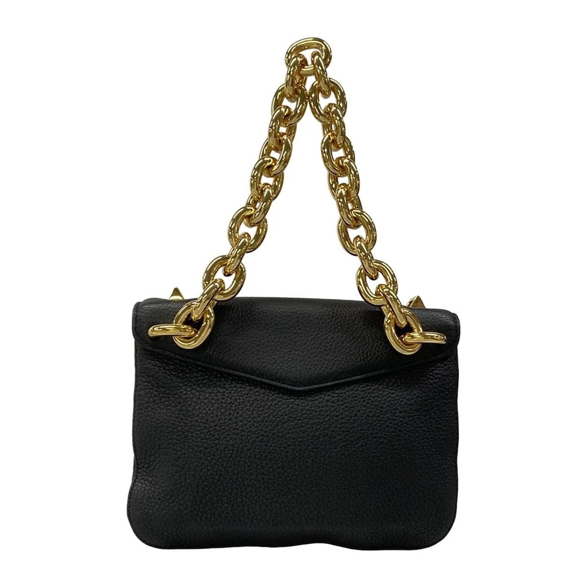 Bottega Veneta Handbag Mount Black Chain Handle Leather — view 3