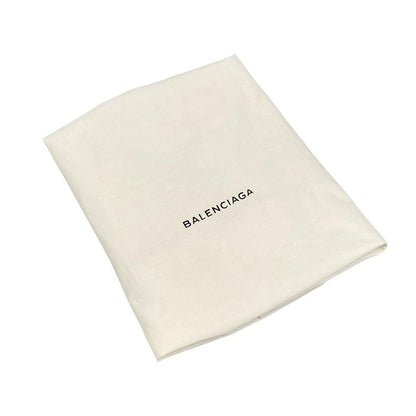 Balenciaga Shoulder Bag Ivory Black Basket Leather — view 8